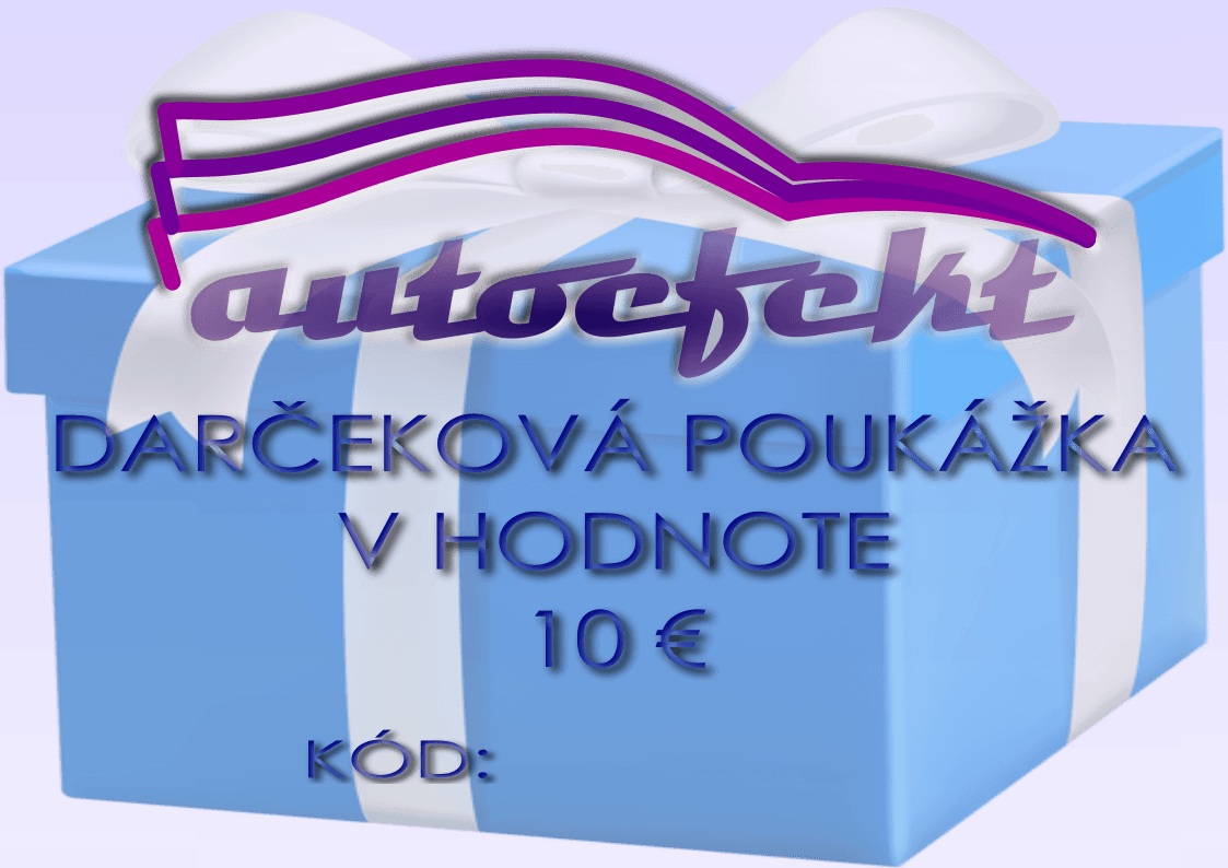 Darčeková poukážka 10 €