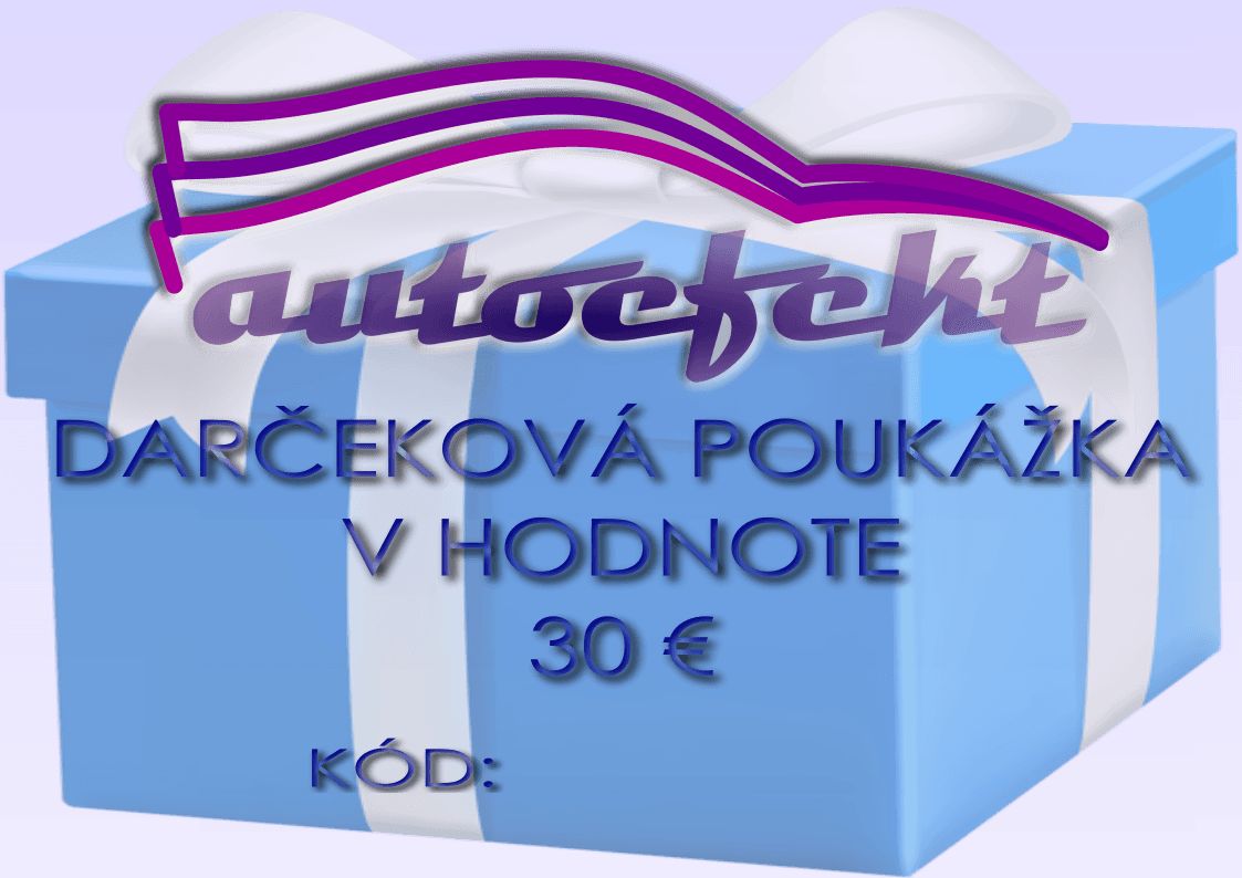 Darčeková poukážka 30 €