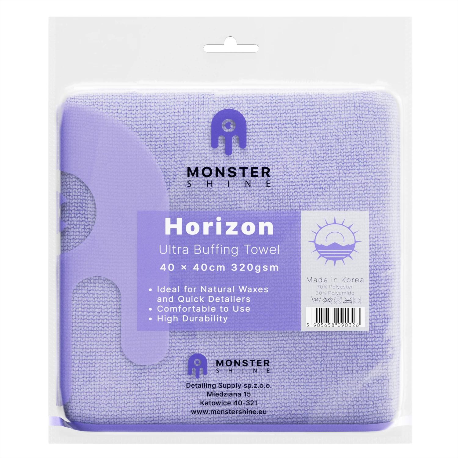 Monster Shine Horizon Towel 320 GSM 40 x 40 cm