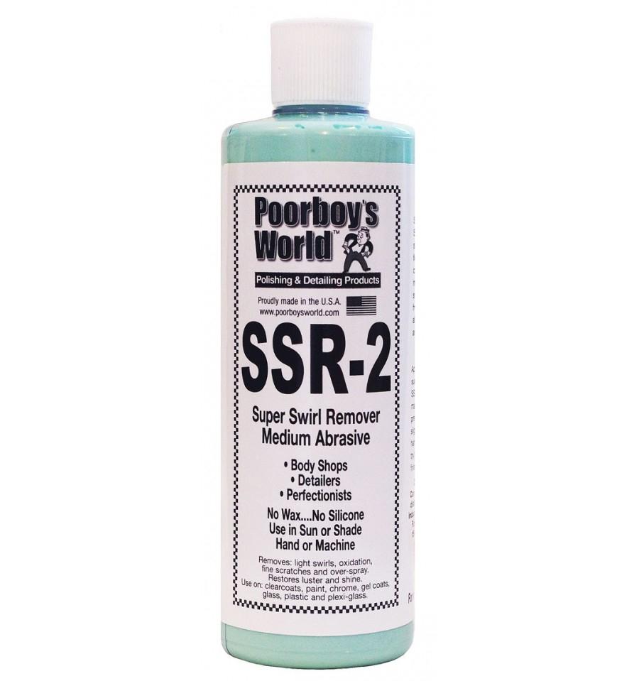 Poorboy's World SSR 2 Super Swirl Remover - Medium Abrasive 473 ml 1/2