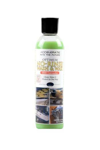 Optimum No Rinse Wash and Wax 236 ml 1/2