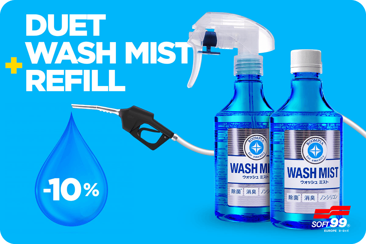 Soft99 Wash Mist 300 ml + Wash Mist Refill 300 ml