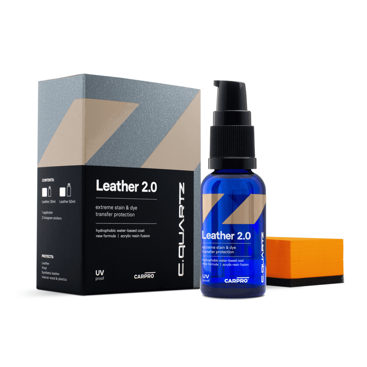 CarPro CQuartz Leather 2.0 30 ml 1/2