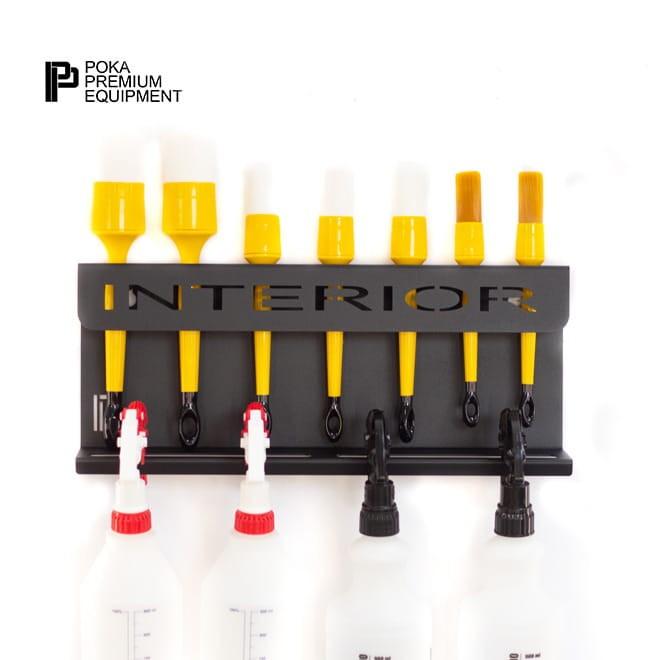 Poka Premium Holder For Brush And Bottles Interior 40 cm - Držiak na štetce a fľaše 40 cm 4/5