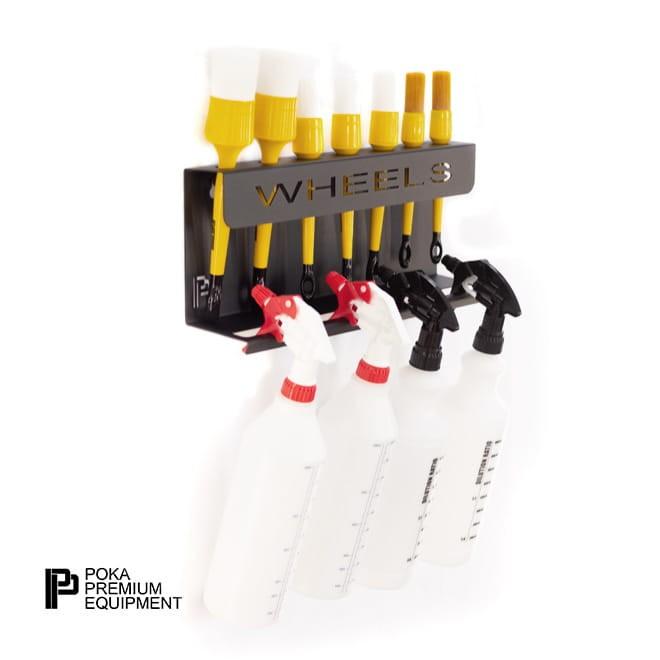 Poka Premium Holder For Brush And Bottles Wheels 40 cm - Držiak na štetce a fľaše 40 cm 4/5
