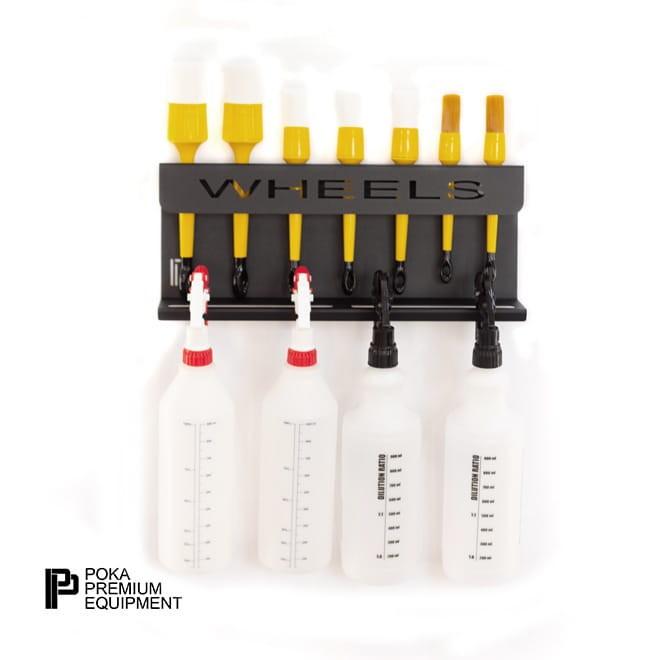 Poka Premium Holder For Brush And Bottles Wheels 40 cm - Držiak na štetce a fľaše 40 cm 3/5