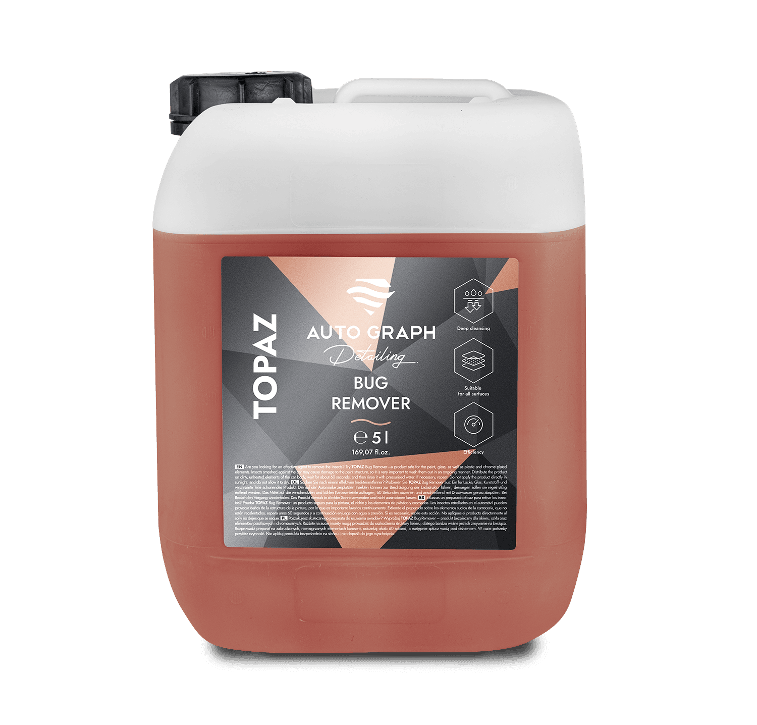 Auto Graph Detailing Topaz Bug Remover 5 L 1/2
