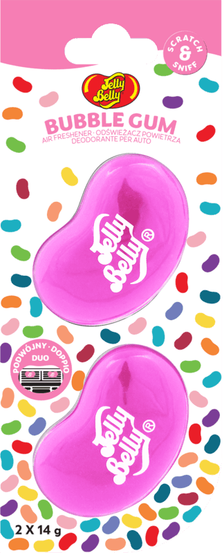 Jelly Belly Duo Vent Bubble Gum 1/4