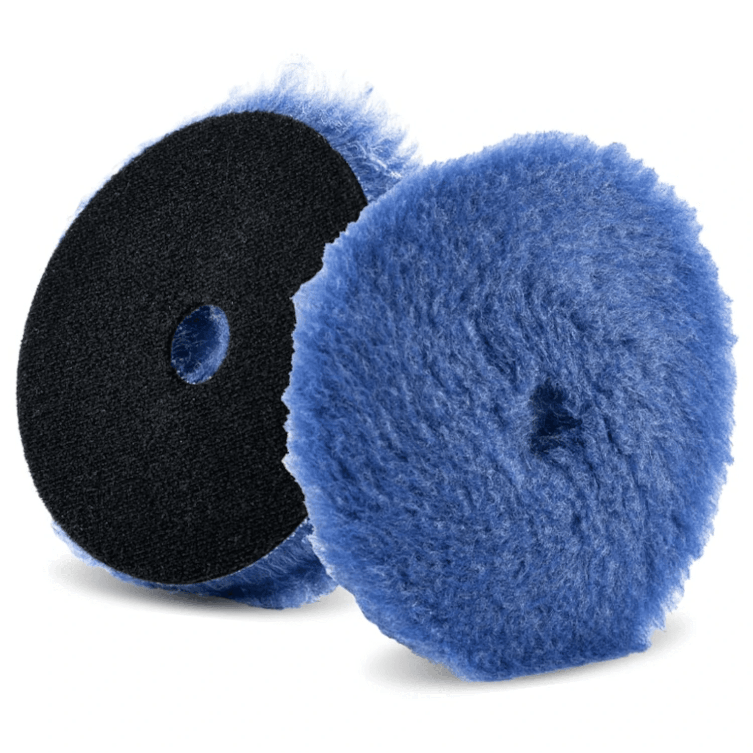 Lake Country Blue Hybrid Knitted Wool Pad 133 mm