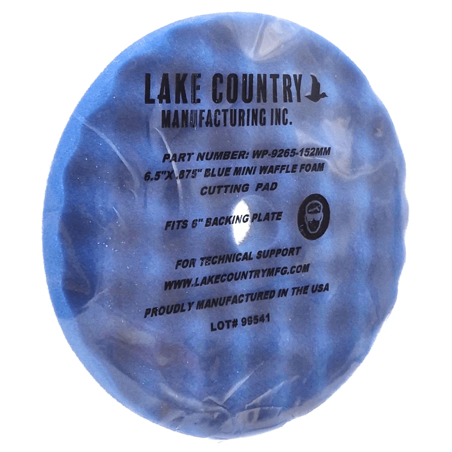 Lake Country Blue Finessing Waffle Pro 165 mm 1/2